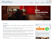 Tablet Screenshot of mandinga.tv